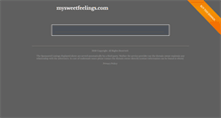Desktop Screenshot of mysweetfeelings.com