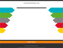 Tablet Screenshot of mysweetfeelings.com